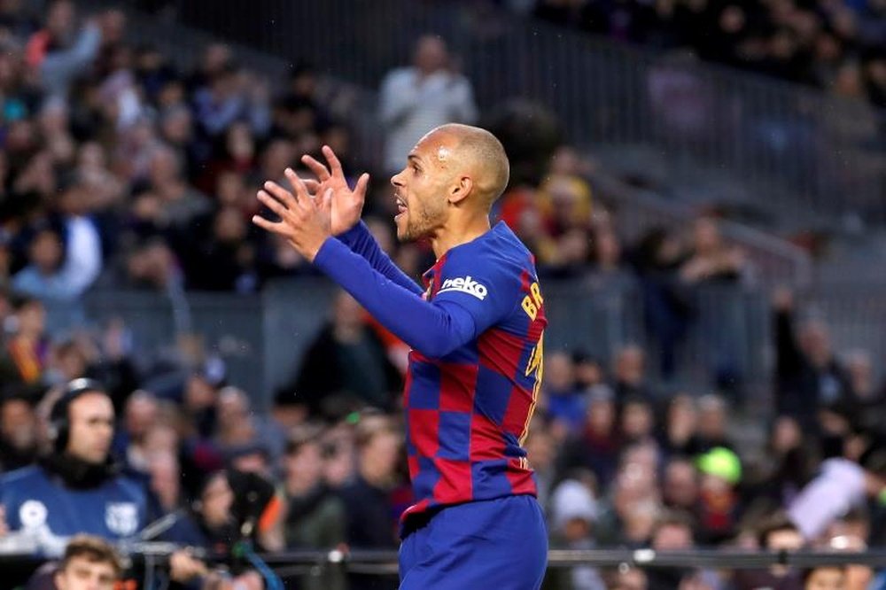 Braithwaite ne veut pas quitter Barcelone. EFE