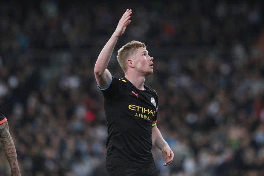 Roberto Martínez cree que De Bruyne valoraría dejar el City si no va a la Champions. EFE/Archivo