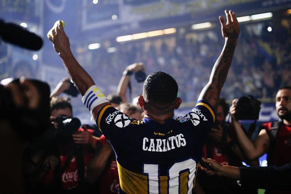 Carlos Tevez prolonge avec Boca Juniors. EFE