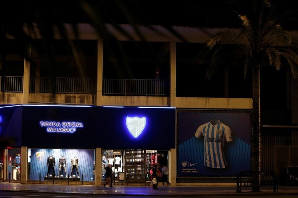 El Málaga anunció un ERE en el club. EFE