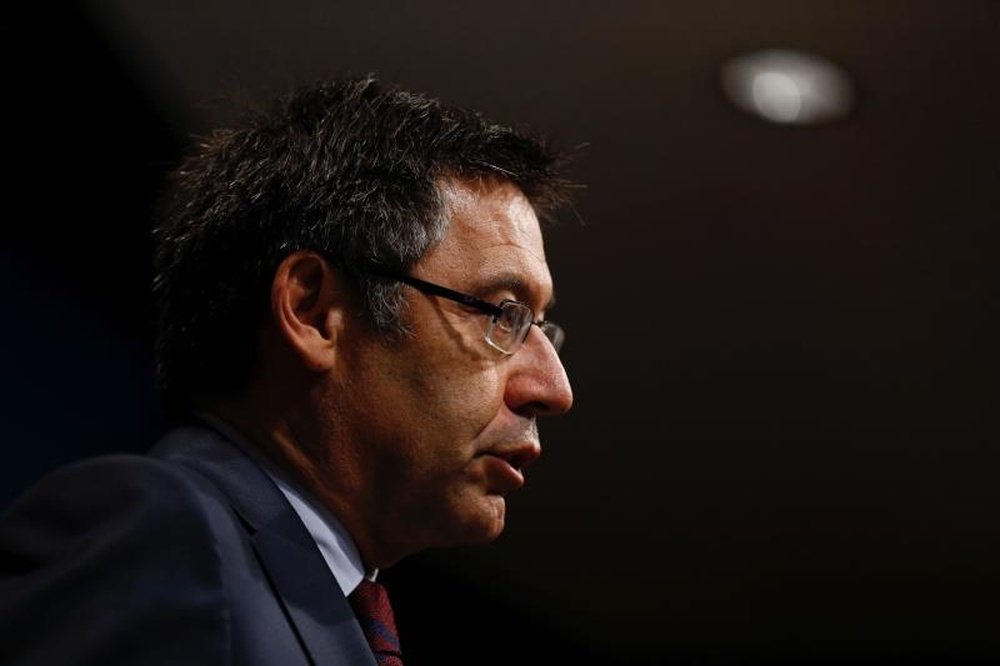 Bartomeu talked about the latest news at Barca. EFE
