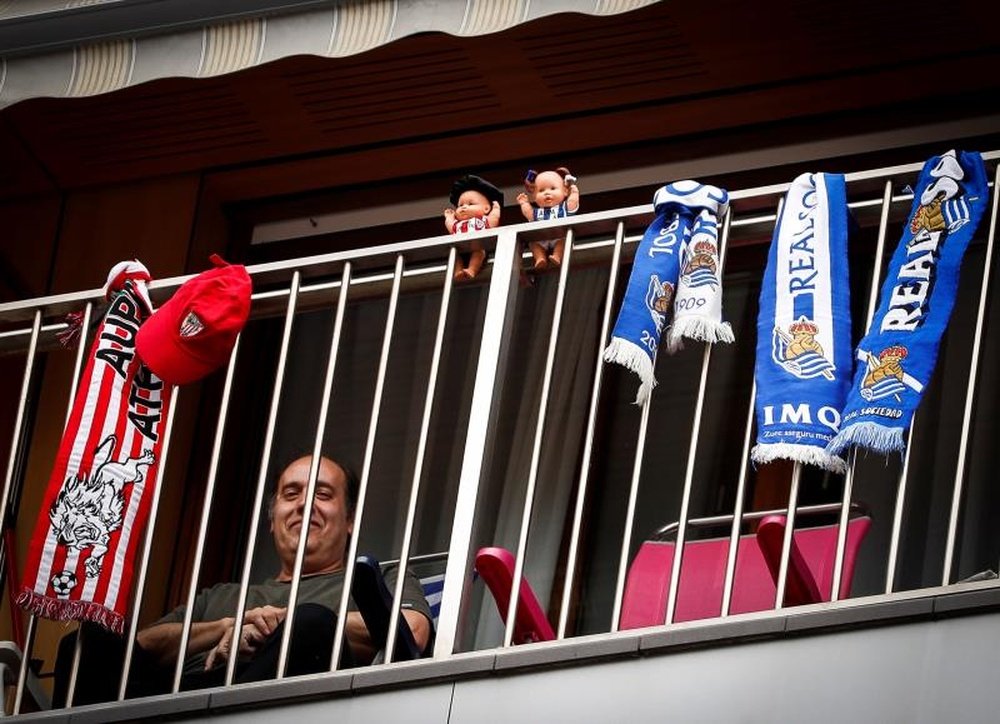 The final between Athletic Bilbao and Real Sociedad could end up having spectators. EFE/Archivo