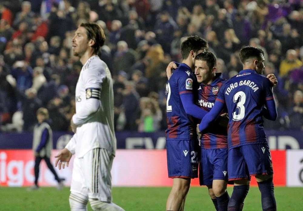 Les compos probables de Levante - Real Madrid. EFE
