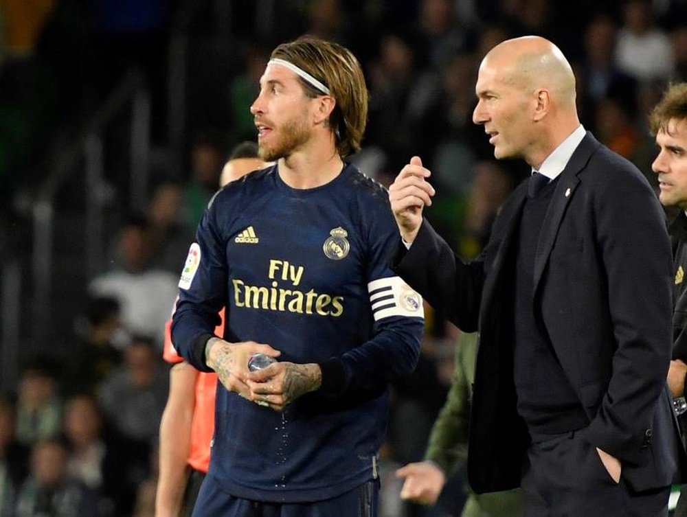 Sergio Ramos évoque la pandémie de Covid-19. EFE