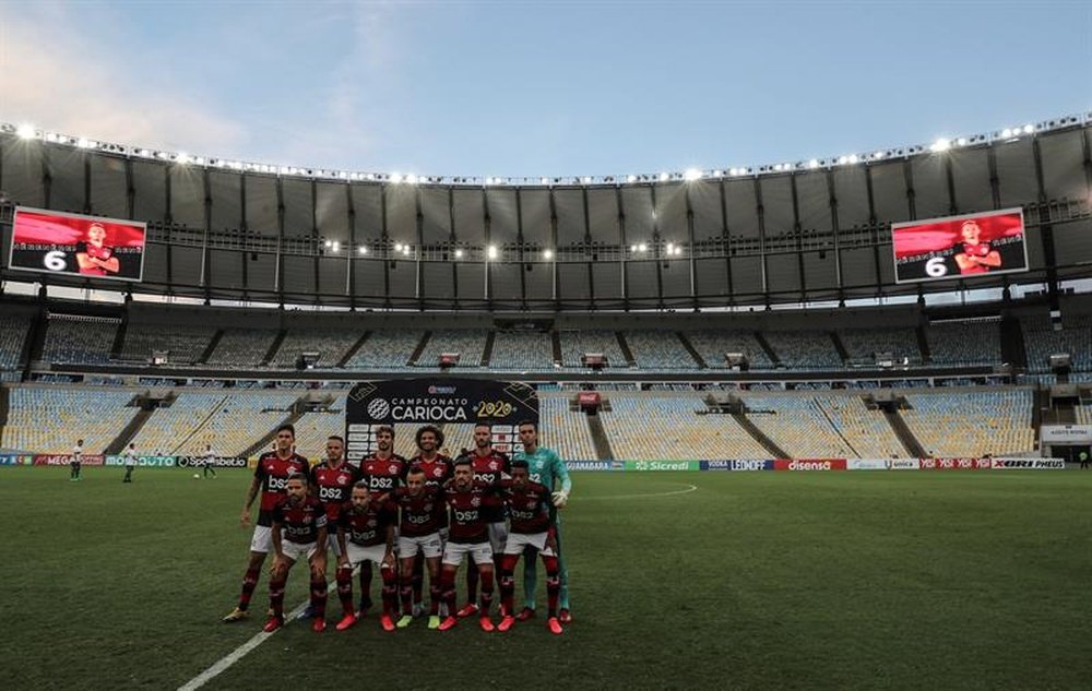 Flamengo have 38 positives. EFE