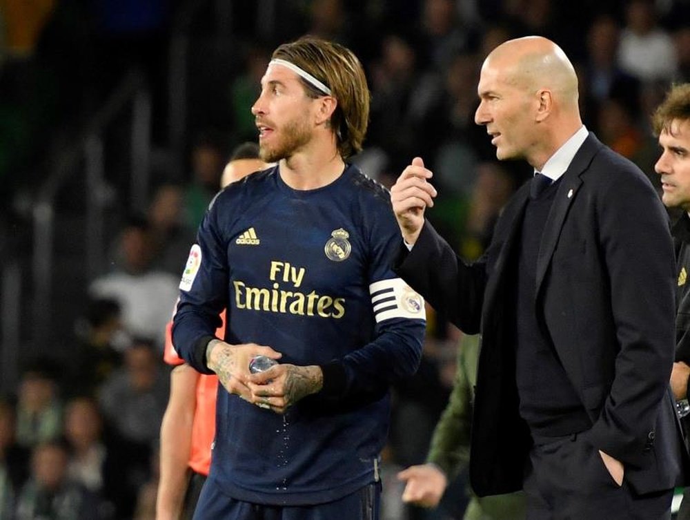 Zidane espera poder seguir contando con Ramos en el equipo. EFE