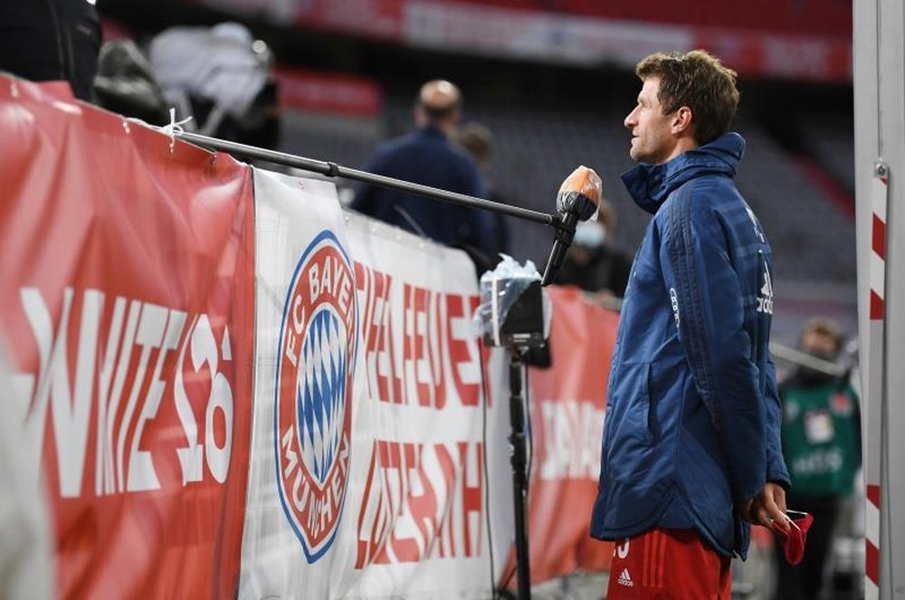 Thomas Müller soma 19 assistências na temporada. EFE/EPA/ANDREAS GEBERT