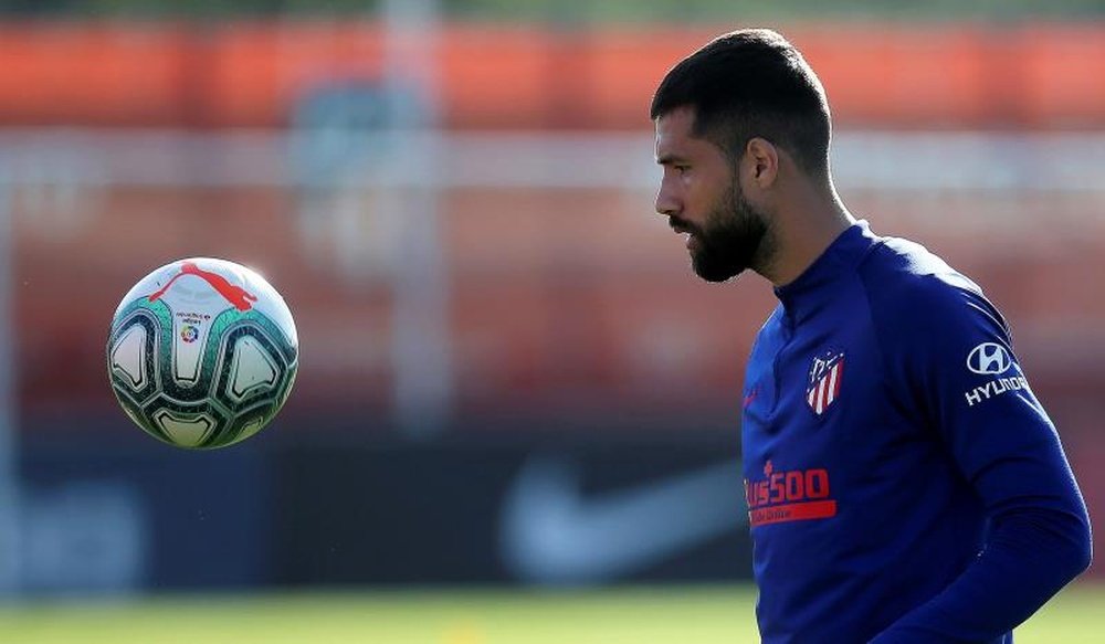 Felipe se lesionó en el entrenamiento previo al Sevilla-Atlético. EFE