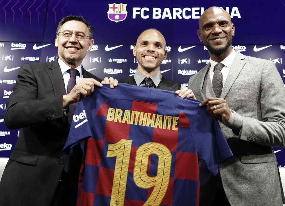 Braithwaite, grande recrue du FC Barcelone en Liga. EFE