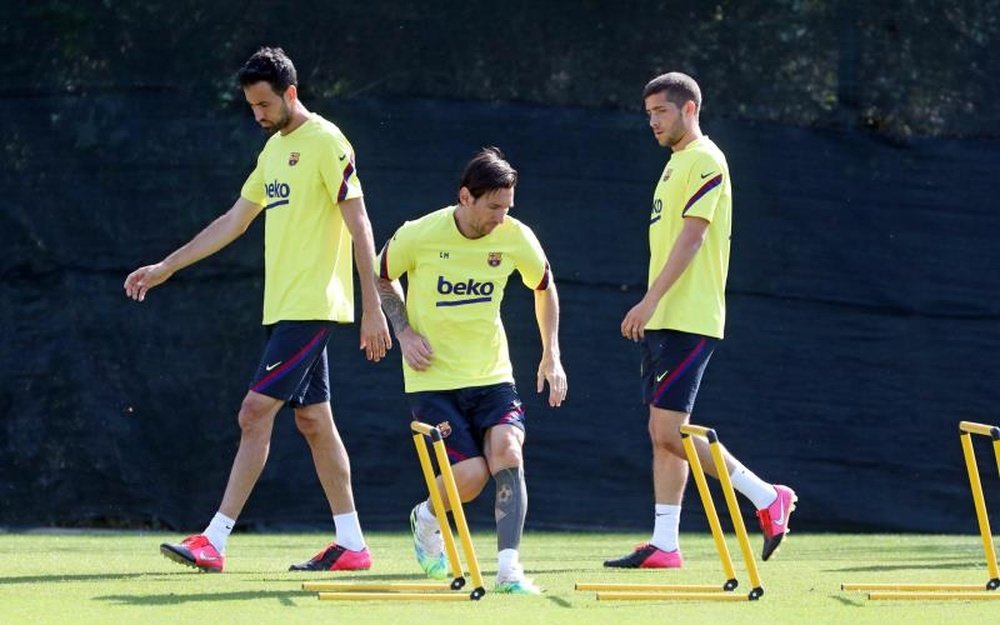 Barcelona will train at the Camp Nou. EFE