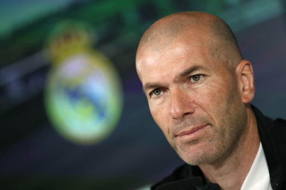 Zidane confirmed Carvajal's injury and a knock to Hazard. EFE/Archivo