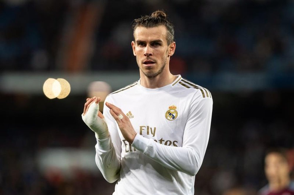Gareth Bale treina com total normalidade. EFE/Rodrigo Jiménez