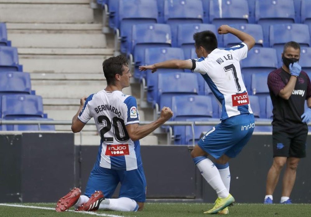 Wu Lei scored for Espanyol. EFE