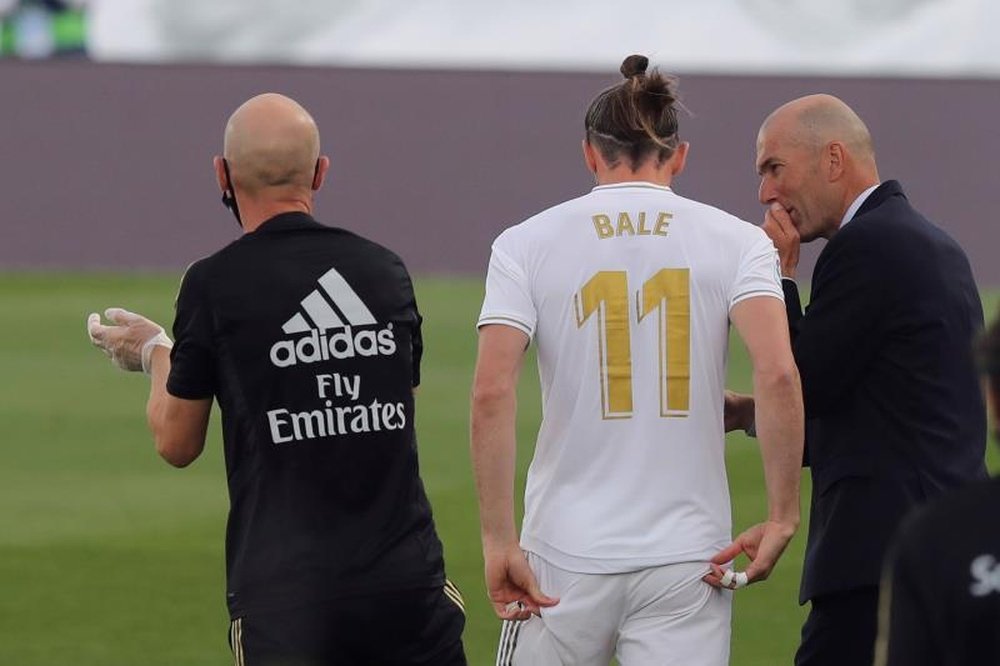 Bale touché musculairement et incertain contre Valence. EFE