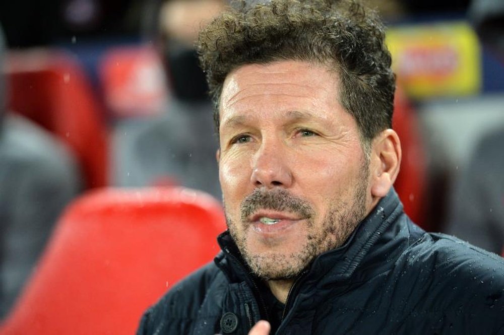 Simeone habló tras la victoria del Atleti en Champions. EFE/Peter Powell/Archivo