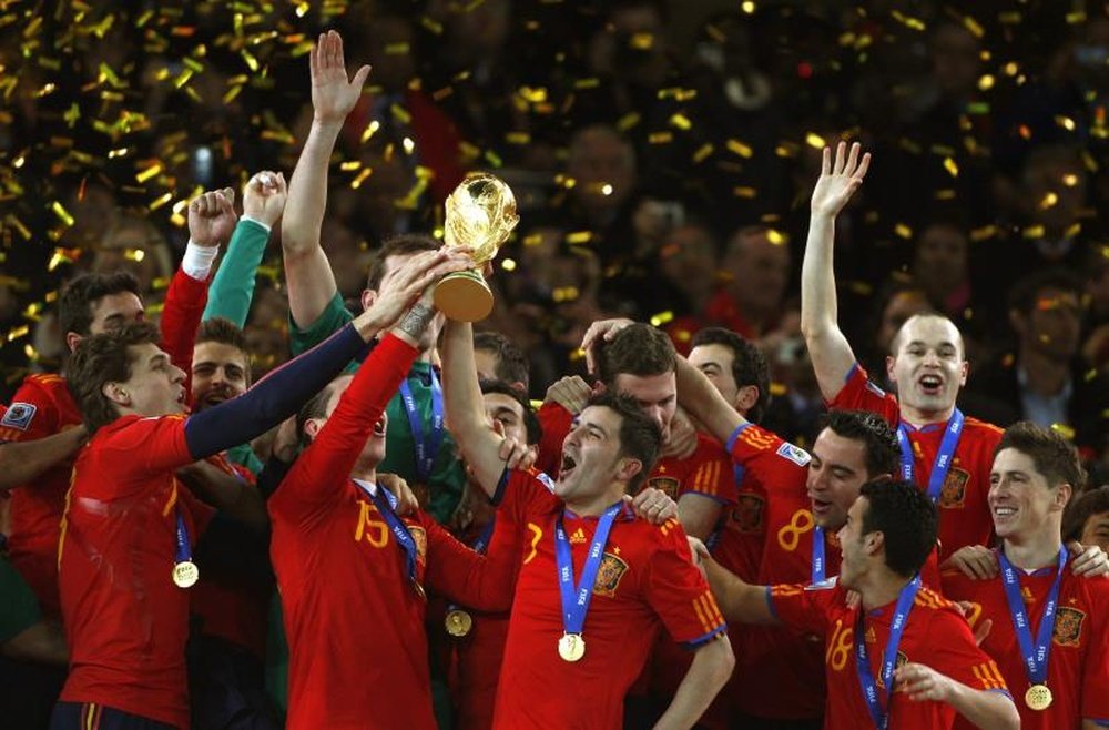 Se cumplen diez años de la conquista de España del Mundial. EFE