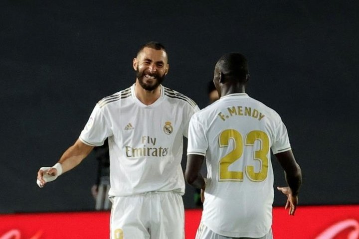 Benzema and Mendy back in training