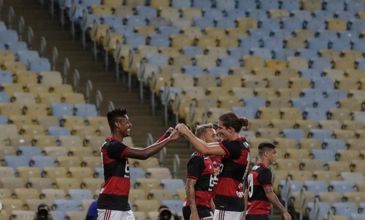 Filipe Luis praised his Flamengo teammate Wesley. EFE