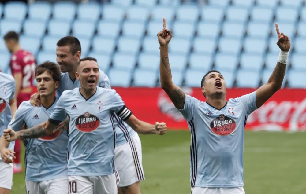 Iago Aspas and Smolov caused Barca to drop two points in Vigo. EFE