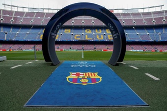 El Barcelona busca quien pague por poner nombre al Camp Nou. EFE/Archivo