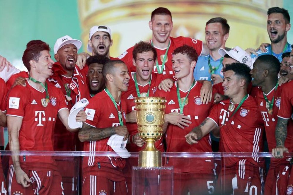 Lewandowski lleva al Bayern a un nuevo título. EFE/EPA