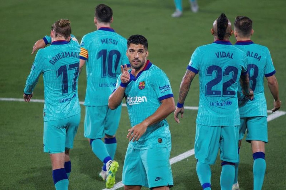 Luis Suárez n'a toujours pas l'intention de partir. EFE