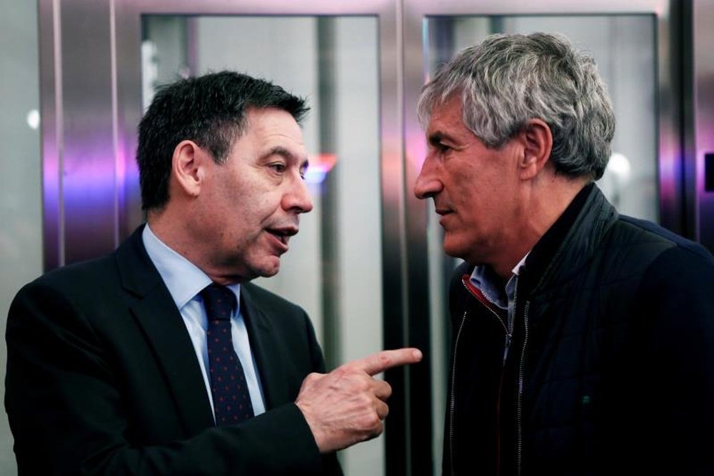 Bartomeu spoke about Barcelona. EFE