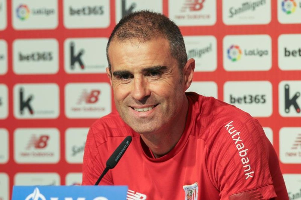 Garitano habló sobre el duelo ante el Sevilla. EFE