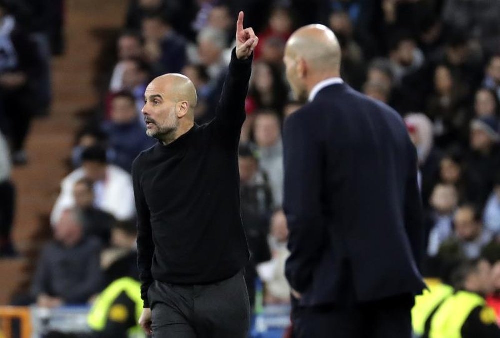 Guardiola Pep Guardiola was asked about the draw for the Champions League quarter-finals. EFE