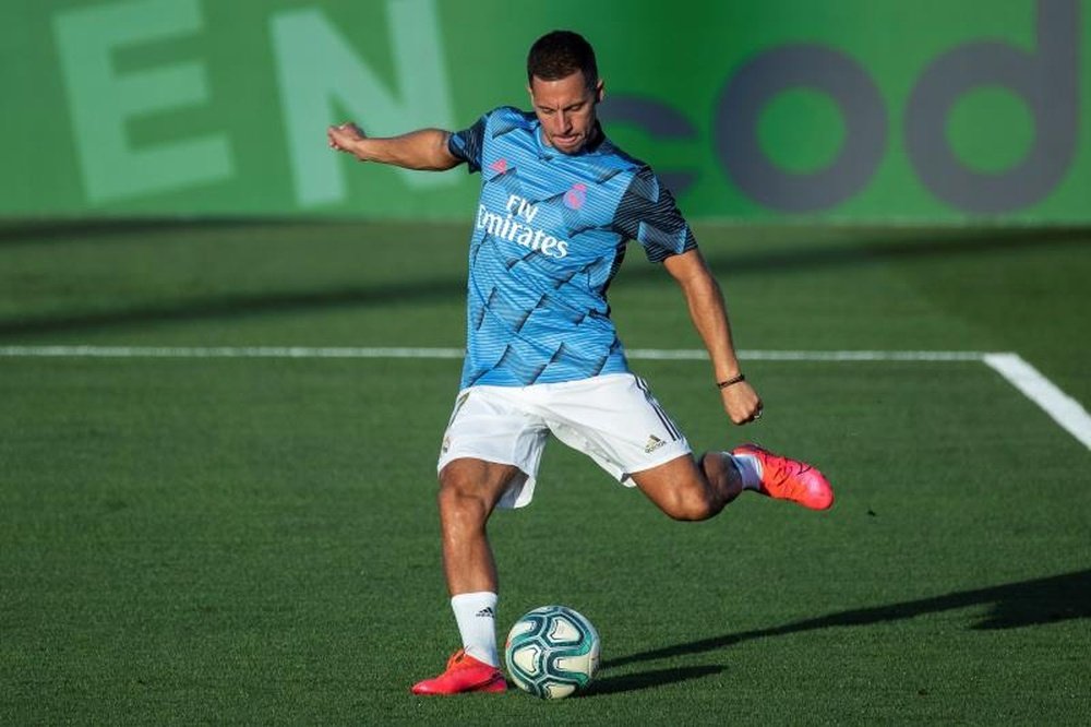 Confira como foi o último treino do Real Madrid. EFE/Rodrigo Jiménez