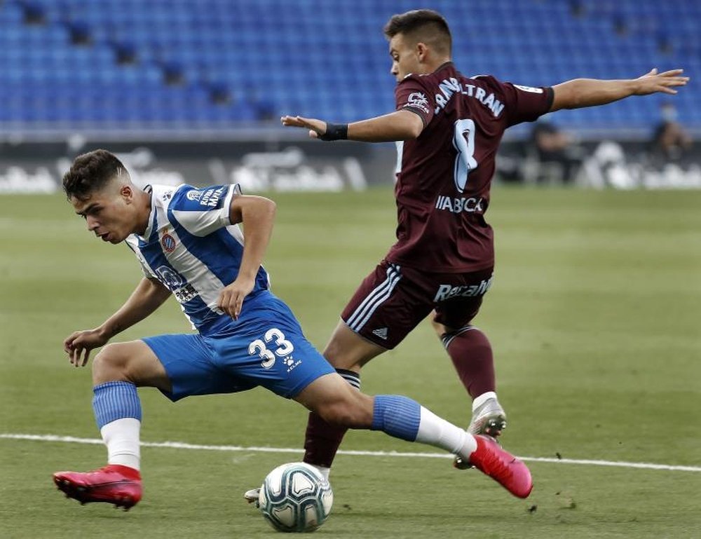 Beltrán, contento por los últimos resultados del Celta. EFE