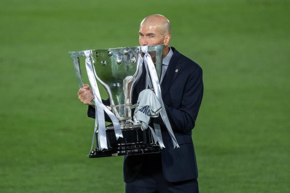 Zidane conquistó la Liga con el Real Madrid. EFE