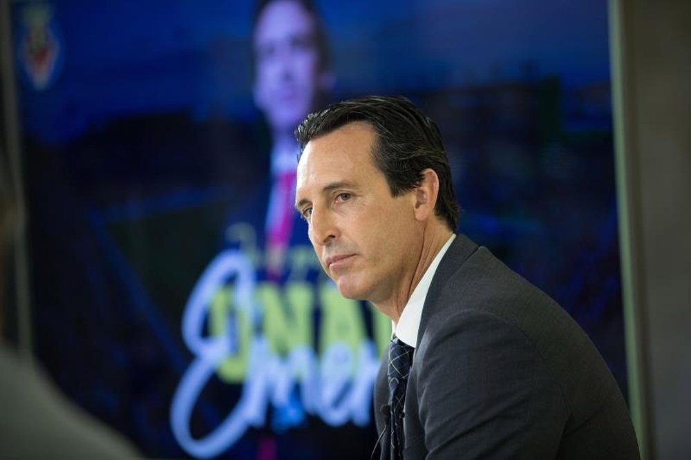 Unai Emery dejó varias perlas durante su presentación. EFE
