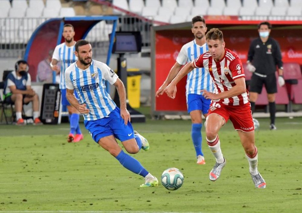 Lombán analizó el próximo partido ante el Oviedo. EFE