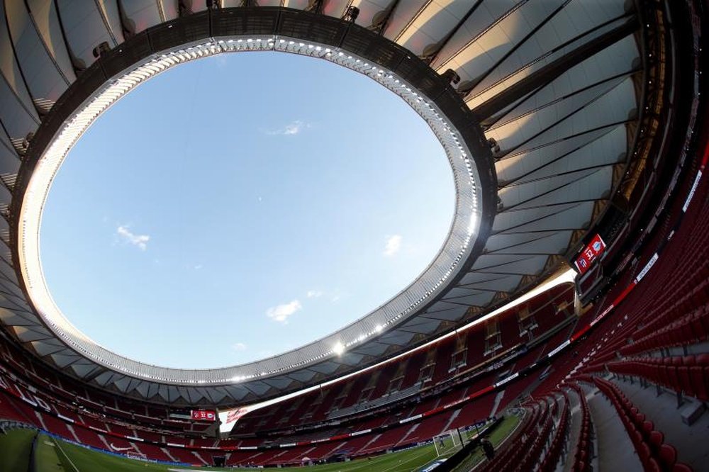 O Atlético enfrentará o RB Leipzig nas quartas de final. EFE/ Mariscal/