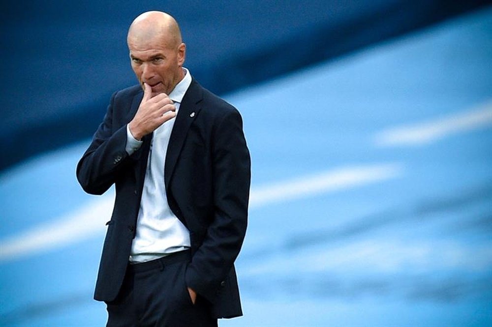 Zidane ne se sent pas menacé à son poste. EFE