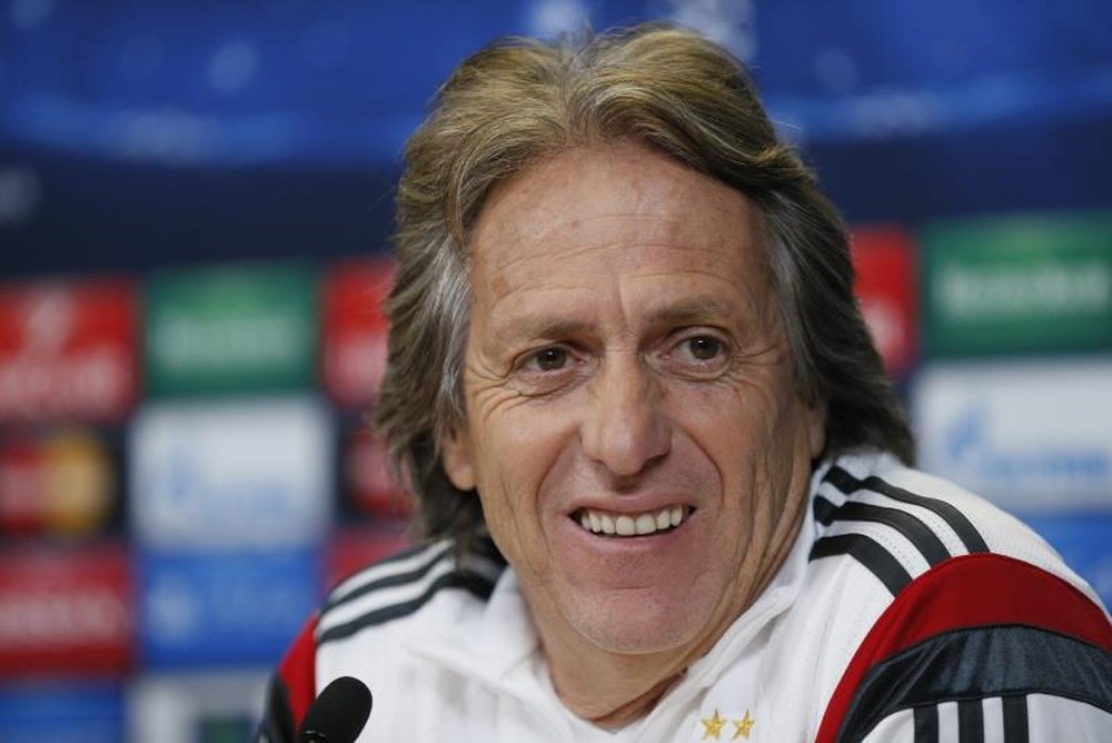 Jorge Jesus analisa a vitória do Benfica. EFE