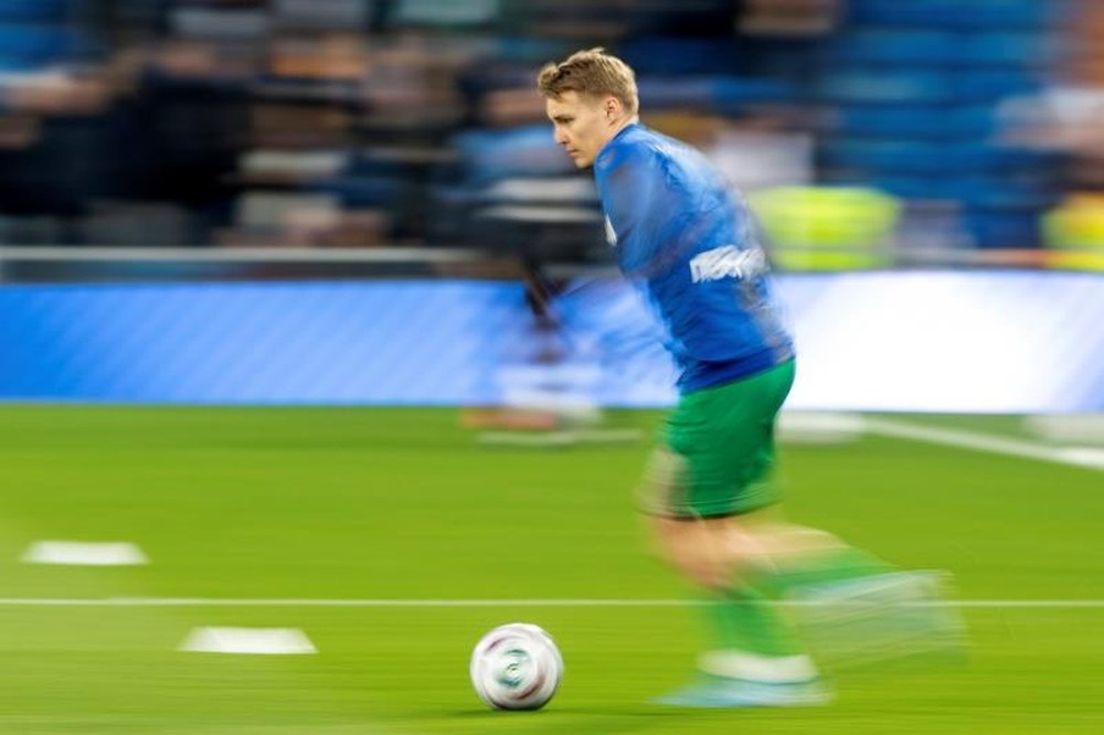 Odegaard portera le même numéro qu'à la Real Sociedad. EFE