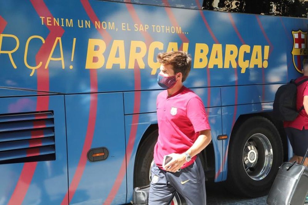 Riqui Puig vers le Portugal. afp