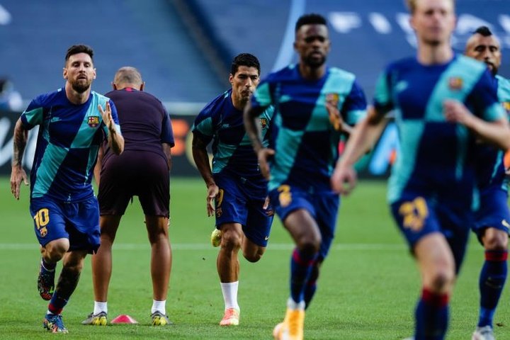Suárez treinou com o Barça; Semedo ficou de fora
