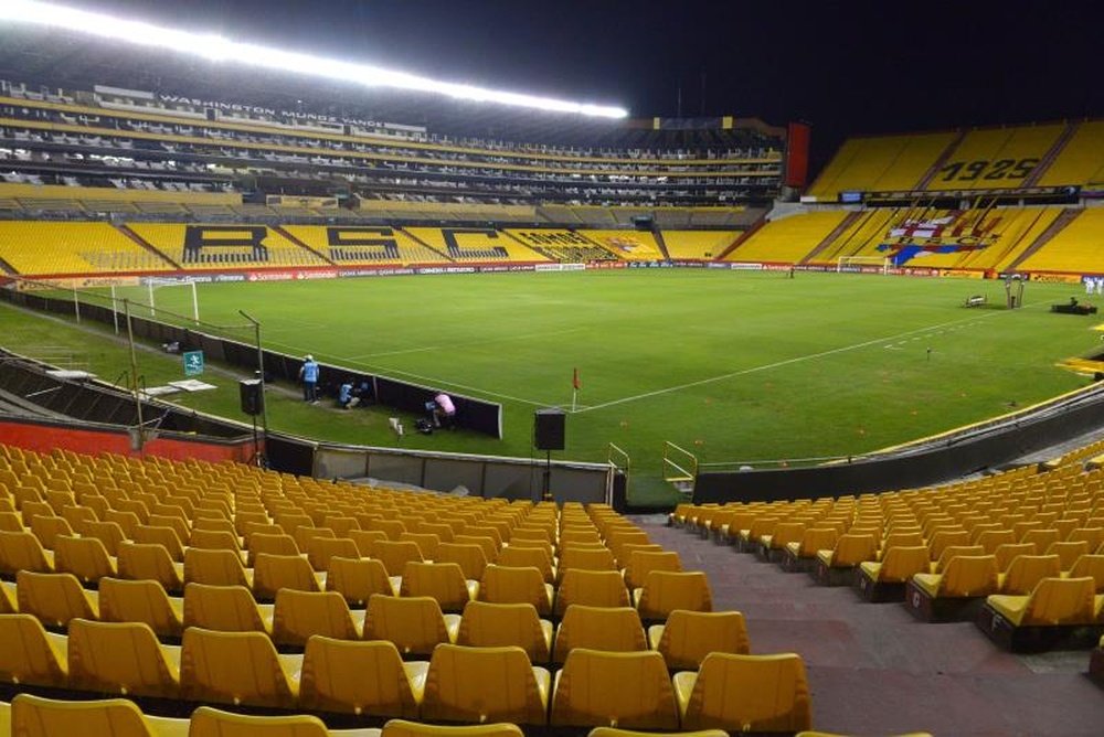 Jogo entre Flamengo e Barcelona foi suspenso pelas autoridades de Guayaquil. EFE