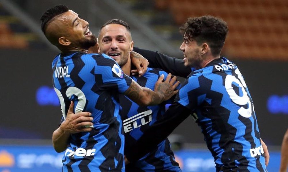 El Inter ganó 4-3 a la Fiorentina. EFE