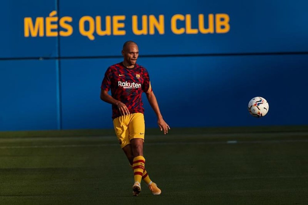 Retour de Martin Braithwaite à l'entraînement. EFE