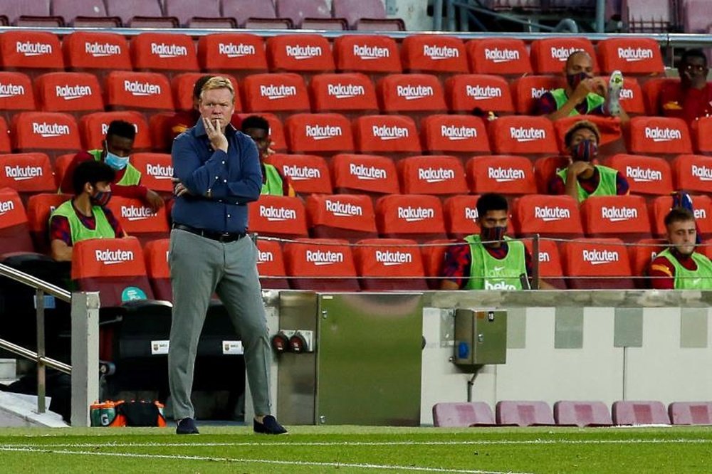 Koeman ha empezado con buen pie su paso por el Barcelona. EFE/Archivo