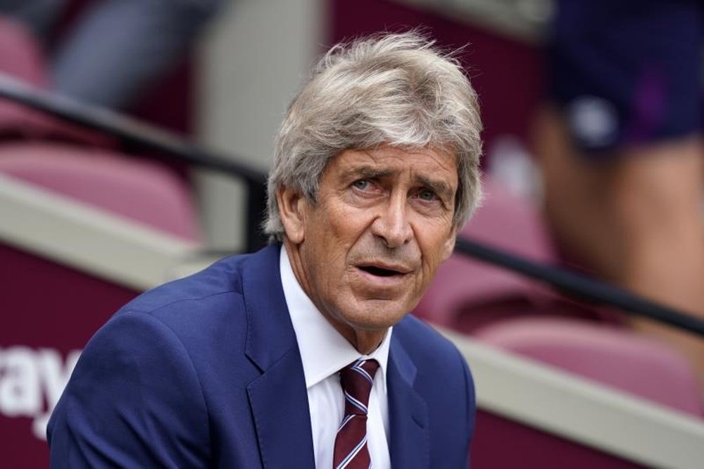 Manuel Pellegrini spoke at a prematch conference. EFE