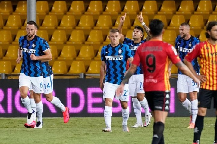 Inter goleia em visita ao Benevento