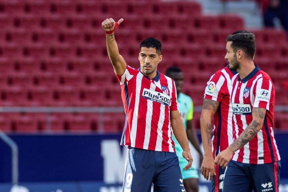 Luis Suarez is in Atletico Madrid's Champions League squad. EFE/Archivo