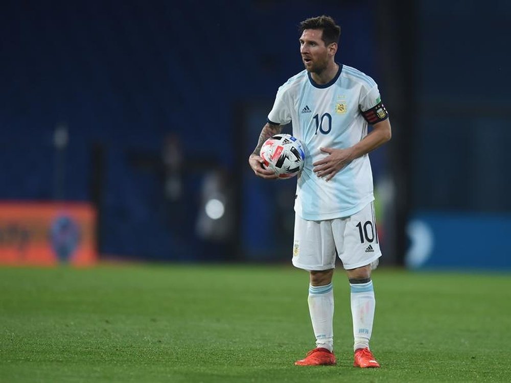Messi lidera a pré-lista da Argentina para a Copa América. AFP