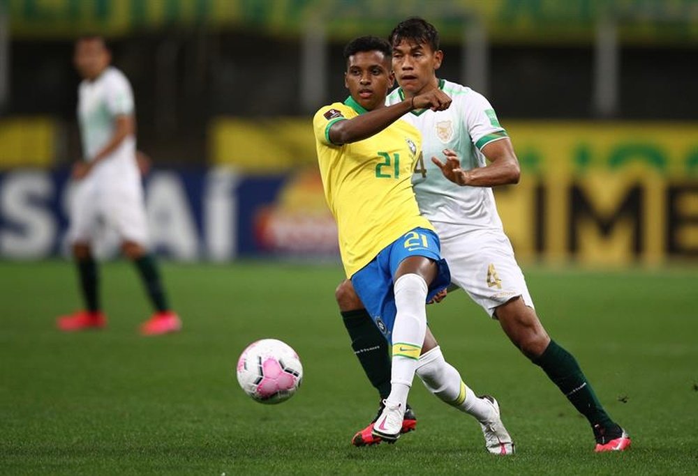 Rodrygo against Bolivia. EFE