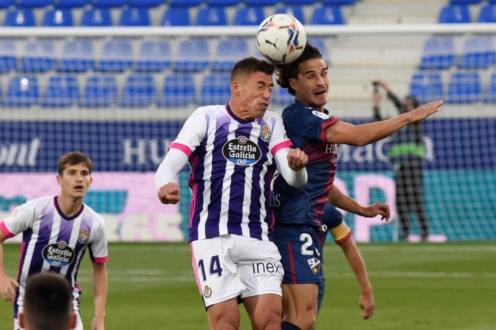 Alcaraz lamentó que al Valladolid se le escapara un 0-2 en Huesca. EFE